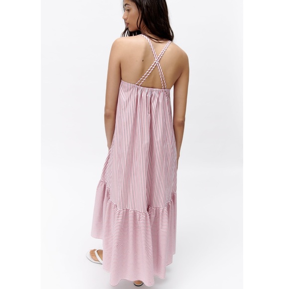 Stripped Poplin Dress Size S NWT - Picture 6 of 9